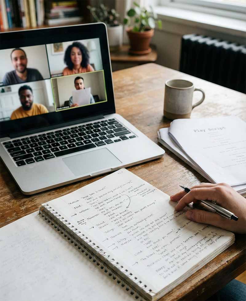Taller virtual de Escritura Dramática