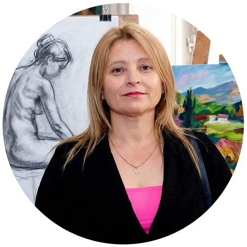 Noemí Balbuena, Facilitadora del Taller de Dibujo y Pintura en Tortuguitas